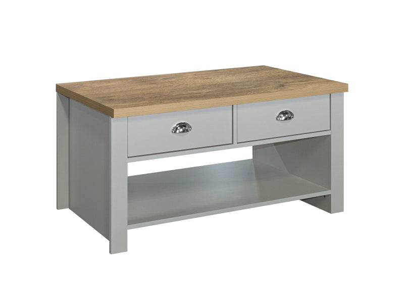 Highgate 2 Drawer Coffee Table-2